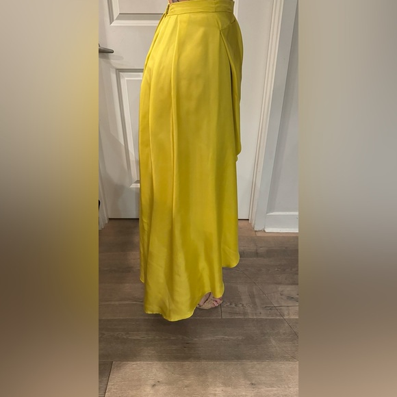 Cynthia Rowley Silk bow high low skirt - Picture 5 of 6